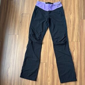lululemon athletica Black and Purple Pants